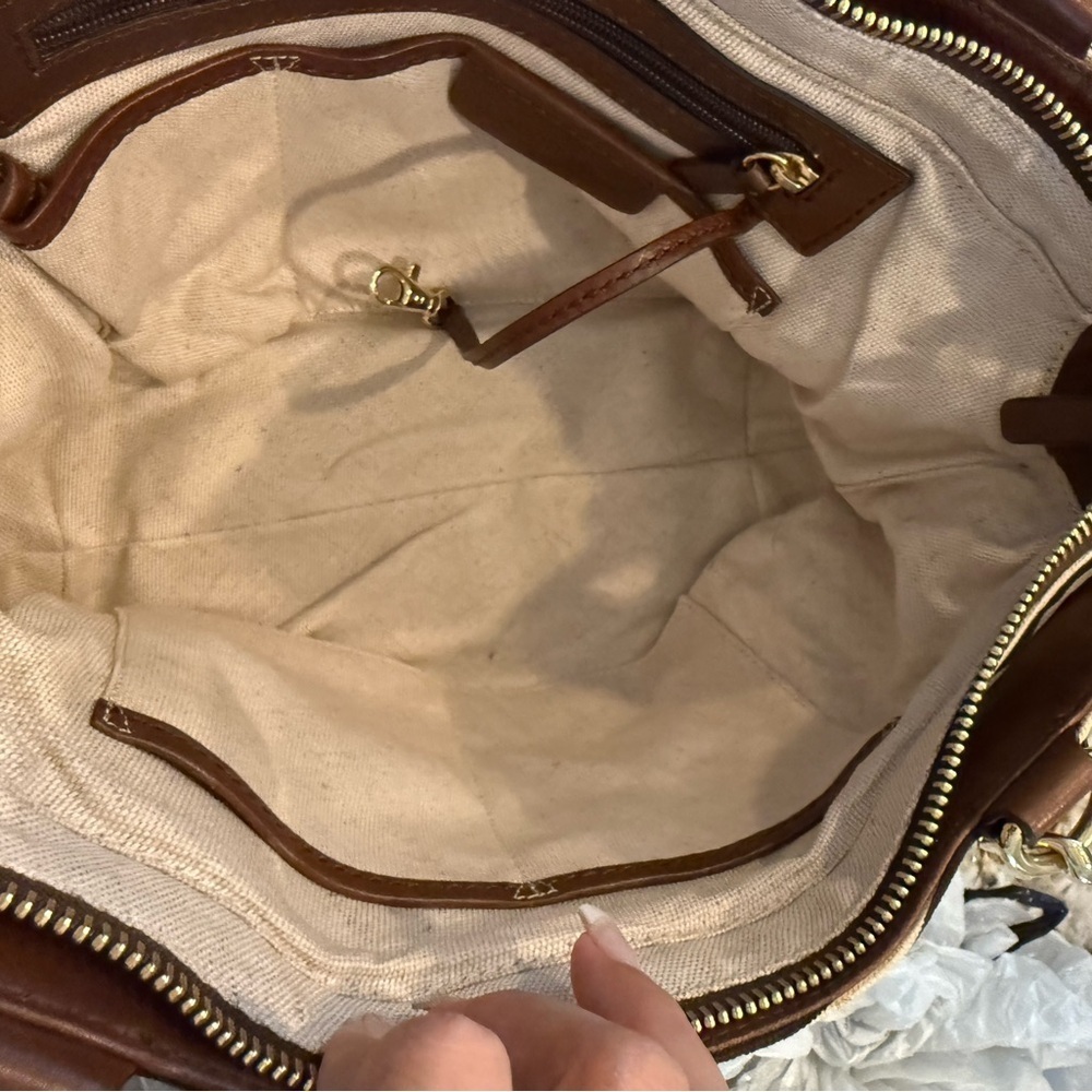 Michael Kors, zebra black cream and brown purse - Picture 7 of 7